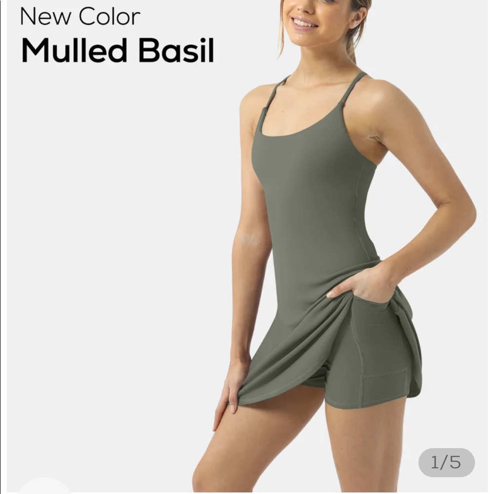 Halara Everyday Cloudful® 2-in-1 Flare Activity Dress-Wannabe